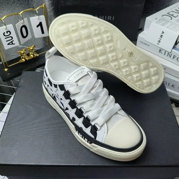 AMIRI New men lace-up versatile canvas shoes - Picture 2 of 6